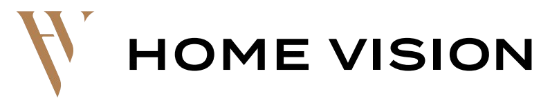 Logo de Home Vision, photographe immobilier haut de gamme au Pays Basque et dans les Landes